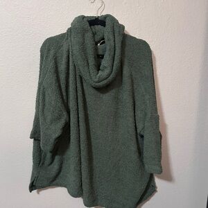 Forest Green Cowl Neck Sweater